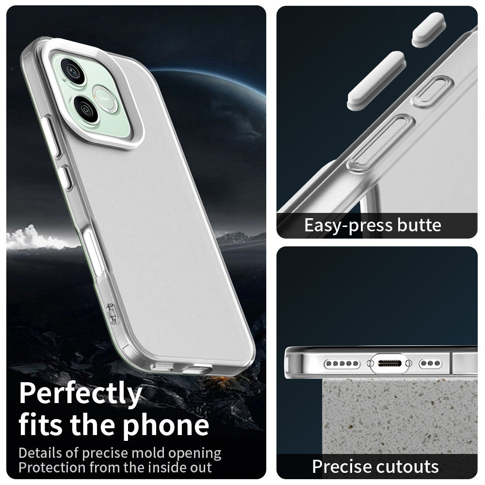 Til Honor 600 Lite 5G Cover PC + TPU + PET Mat Anti-Tab Telefon Bagcover