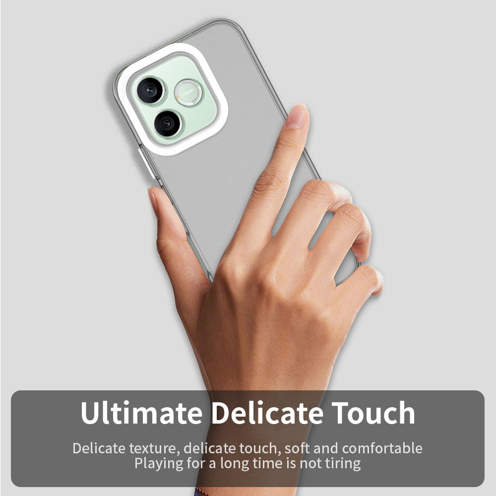 Til Honor 600 Lite 5G Cover PC + TPU + PET Mat Anti-Tab Telefon Bagcover