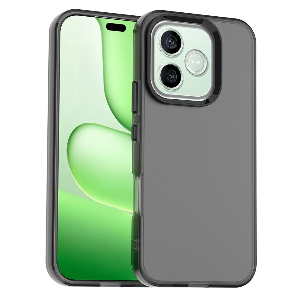 Til Honor 600 Lite 5G Cover PC + TPU + PET Mat Anti-Tab Telefon Bagcover