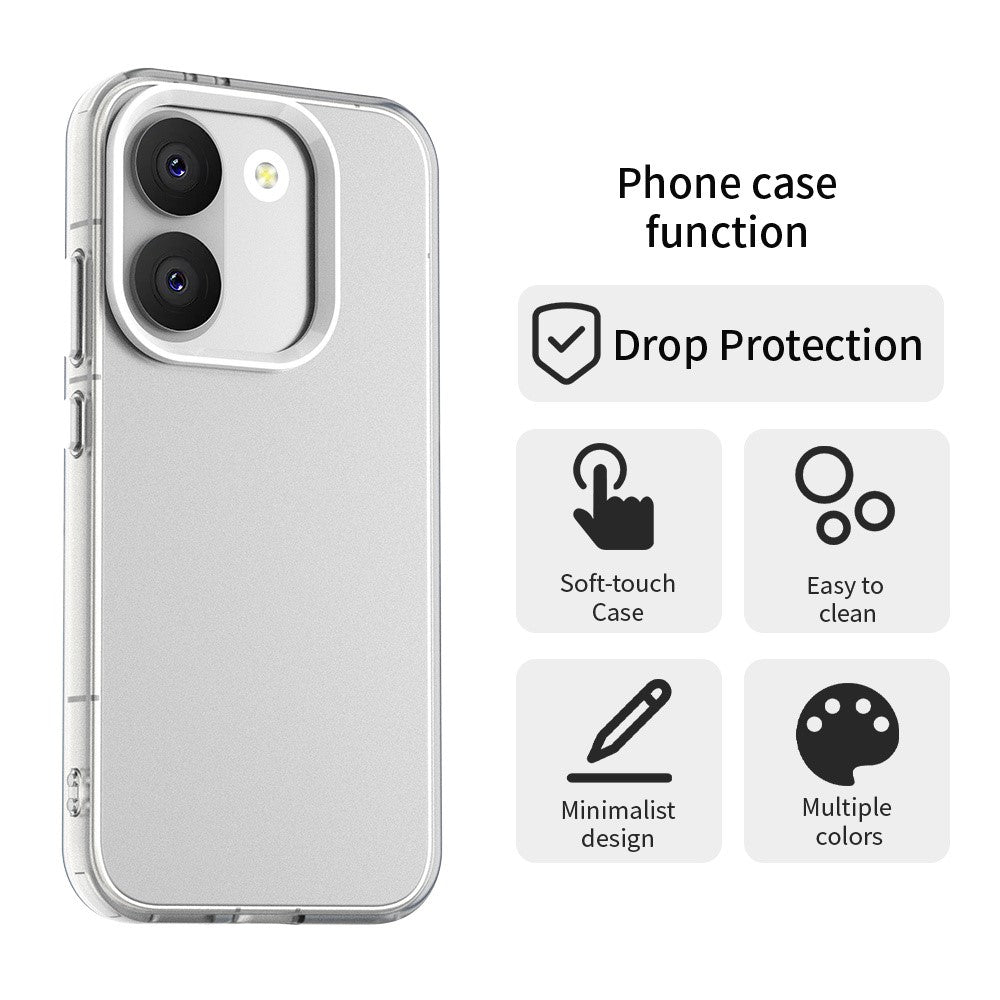 For Xiaomi Poco X8 Pro 5G / Redmi Turbo 5 5G Case PC + TPU + PET Matte Anti-Drop Phone Back Cover
