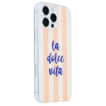 Til iPhone 17 Cover Varmeoverførsel Stribet Mønster Blød TPU Anti-Ridse Telefoncover