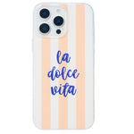 For iPhone 16 Case Heat Transfer Striped Pattern Soft TPU Anti-Scratch Phone Cover