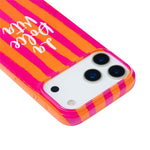 For iPhone 15 Pro Case IMD Striped Pattern Hard PC Protective Phone Cover