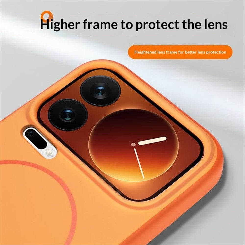 For Xiaomi 17 Pro Max Magnetic Case Skin Feel PC TPU 2 in 1 Shockproof Phone Cover