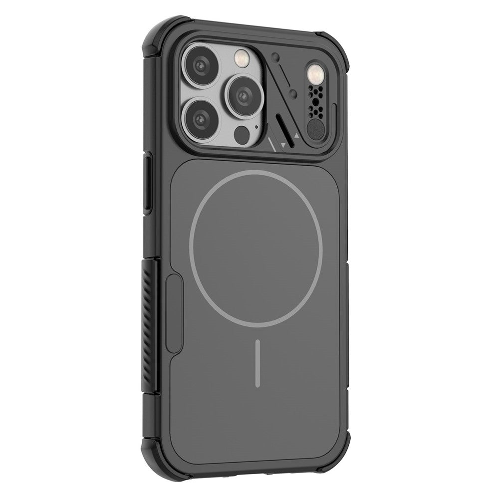 For iPhone 13 Pro Case Shockproof Airbag PC+TPU Phone Cover Compatible with MagSafe