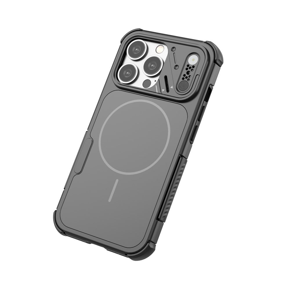 For iPhone 13 Pro Case Shockproof Airbag PC+TPU Phone Cover Compatible with MagSafe
