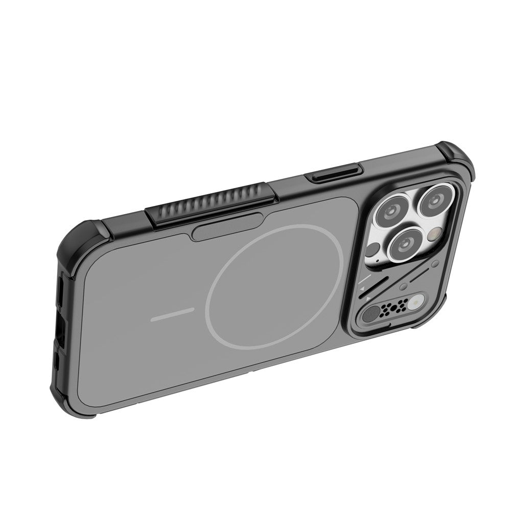 For iPhone 13 Pro Case Shockproof Airbag PC+TPU Phone Cover Compatible with MagSafe