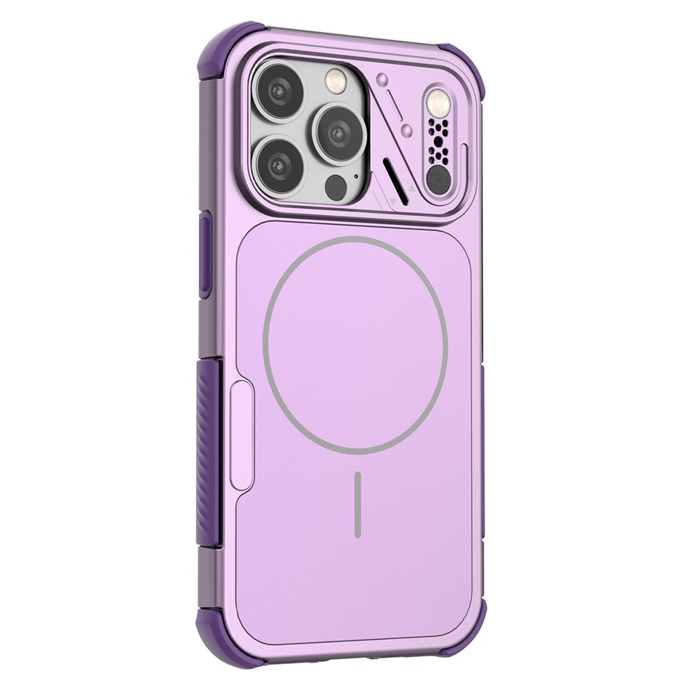 For iPhone 13 Pro Case Shockproof Airbag PC+TPU Phone Cover Compatible with MagSafe