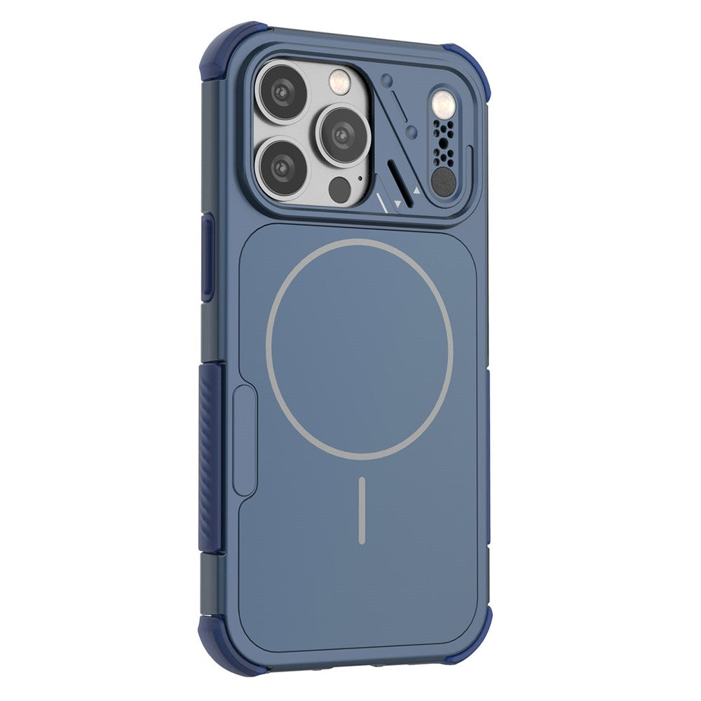 For iPhone 13 Pro Case Shockproof Airbag PC+TPU Phone Cover Compatible with MagSafe