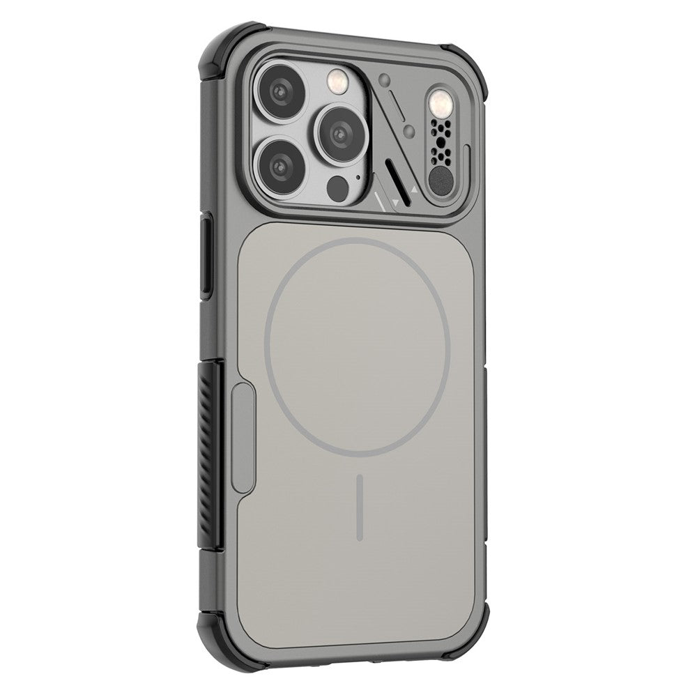 For iPhone 13 Pro Case Shockproof Airbag PC+TPU Phone Cover Compatible with MagSafe