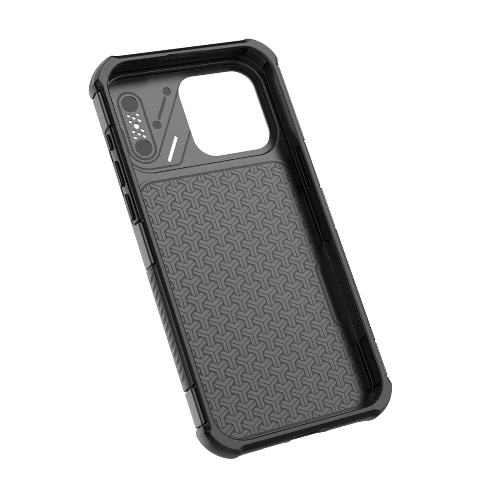 For iPhone 13 Pro Max Case Shockproof Airbag PC+TPU Phone Cover Compatible with MagSafe