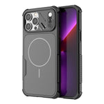 For iPhone 13 Pro Max Case Shockproof Airbag PC+TPU Phone Cover Compatible with MagSafe