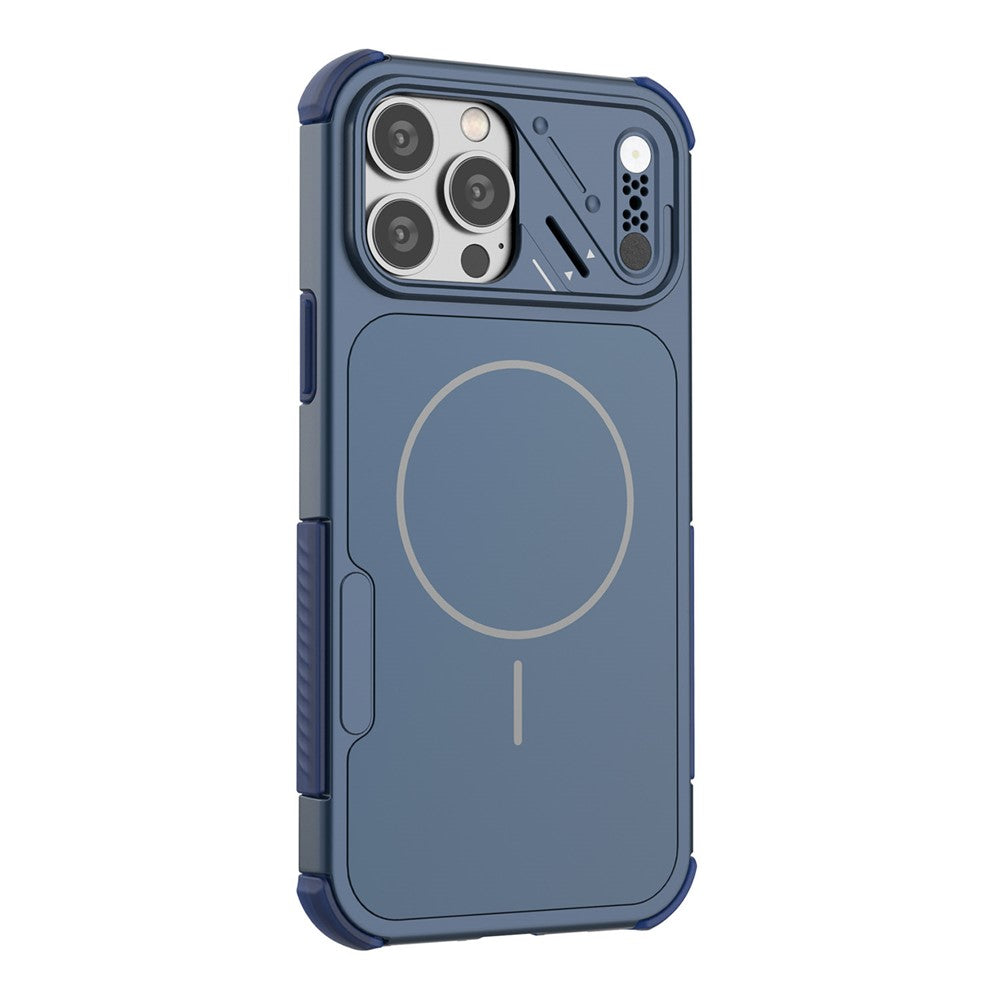 iPhone 13 Pro Max-skal Stötsäkert Airbag PC+TPU mobilskal Kompatibelt med MagSafe