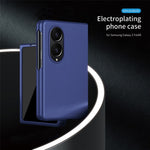 For Samsung Galaxy Z Fold8 Electroplated Protective Case Anti-Fingerprint Frosted PC Phone Cover