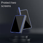 For Samsung Galaxy Z Fold8 Electroplated Protective Case Anti-Fingerprint Frosted PC Phone Cover