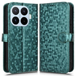 For Xiaomi 17T Wallet Case Dot Pattern Imprint PU Leather Phone Cover with Wrist Strap