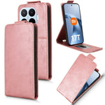 For Xiaomi 17T Stand Case Magnetic Clasp Vertical Flip Leather Phone Cover with Card Holder