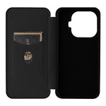 For Xiaomi 17T Case Carbon Fiber Texture Drop-Proof PU Leather Phone Cover