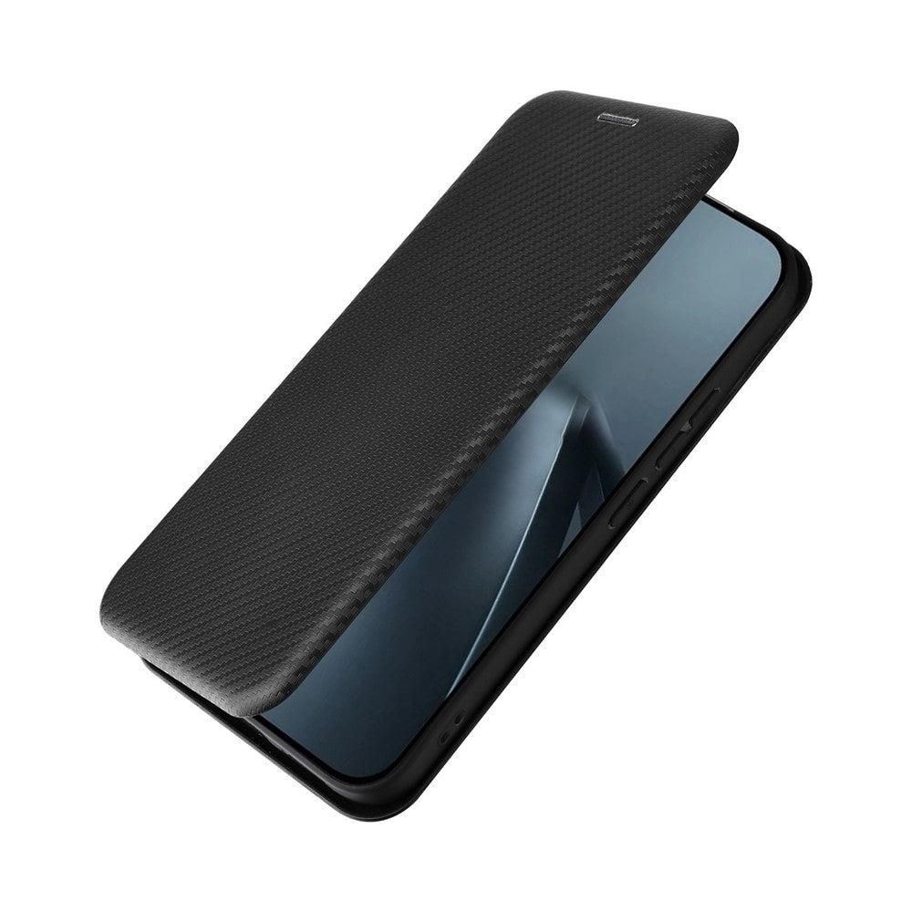 For Xiaomi 17T Case Carbon Fiber Texture Drop-Proof PU Leather Phone Cover