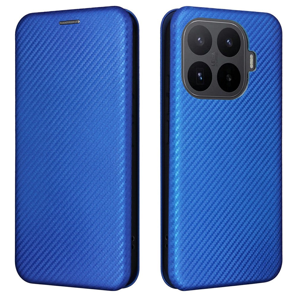 For Xiaomi 17T Case Carbon Fiber Texture Drop-Proof PU Leather Phone Cover