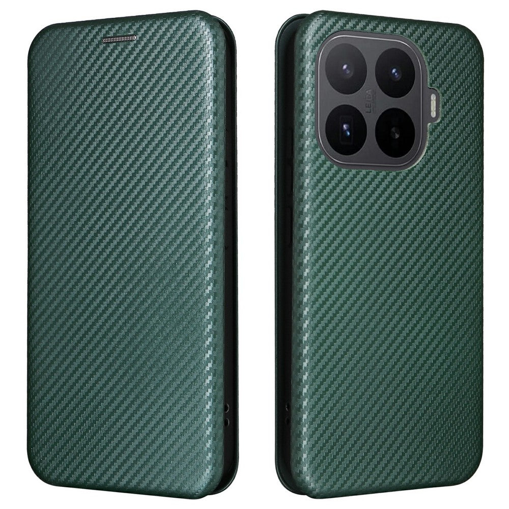 For Xiaomi 17T Case Carbon Fiber Texture Drop-Proof PU Leather Phone Cover