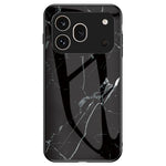 For Honor 600 Pro 5G Phone Case Marble Pattern Tempered Glass + PC + TPU Protective Phone Cover