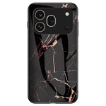 For Honor 600 Pro 5G Phone Case Marble Pattern Tempered Glass + PC + TPU Protective Phone Cover