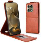 For Motorola Edge 70 Pro 5G Stand Case Magnetic Clasp Vertical Flip Leather Phone Cover with Card Holder