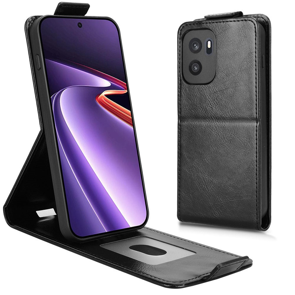 Til OnePlus Ace 6 Ultra 5G Stand Cover Magnetisk Lukning Vertikalt Flip Læder Telefoncover med Kortlomme