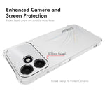 HAT PRINCE til Oppo A6c 4G ENKAY Klart telefoncover Stødsikkert Anti-slip TPU Cover