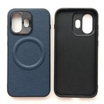 OnePlus 15T 5G Magnetiskt Skal Litchi Texture PU Läderbelagd PC + TPU Skyddande mobilskal