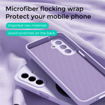 ABEEL For Samsung Galaxy A27 5G Magnetic Case Kickstand Skin Touch Liquid Silicone Phone Cover