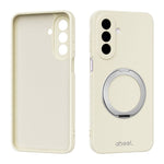 ABEEL For Samsung Galaxy A27 5G Magnetic Case Kickstand Skin Touch Liquid Silicone Phone Cover