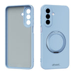ABEEL For Samsung Galaxy A27 5G Magnetic Case Kickstand Skin Touch Liquid Silicone Phone Cover