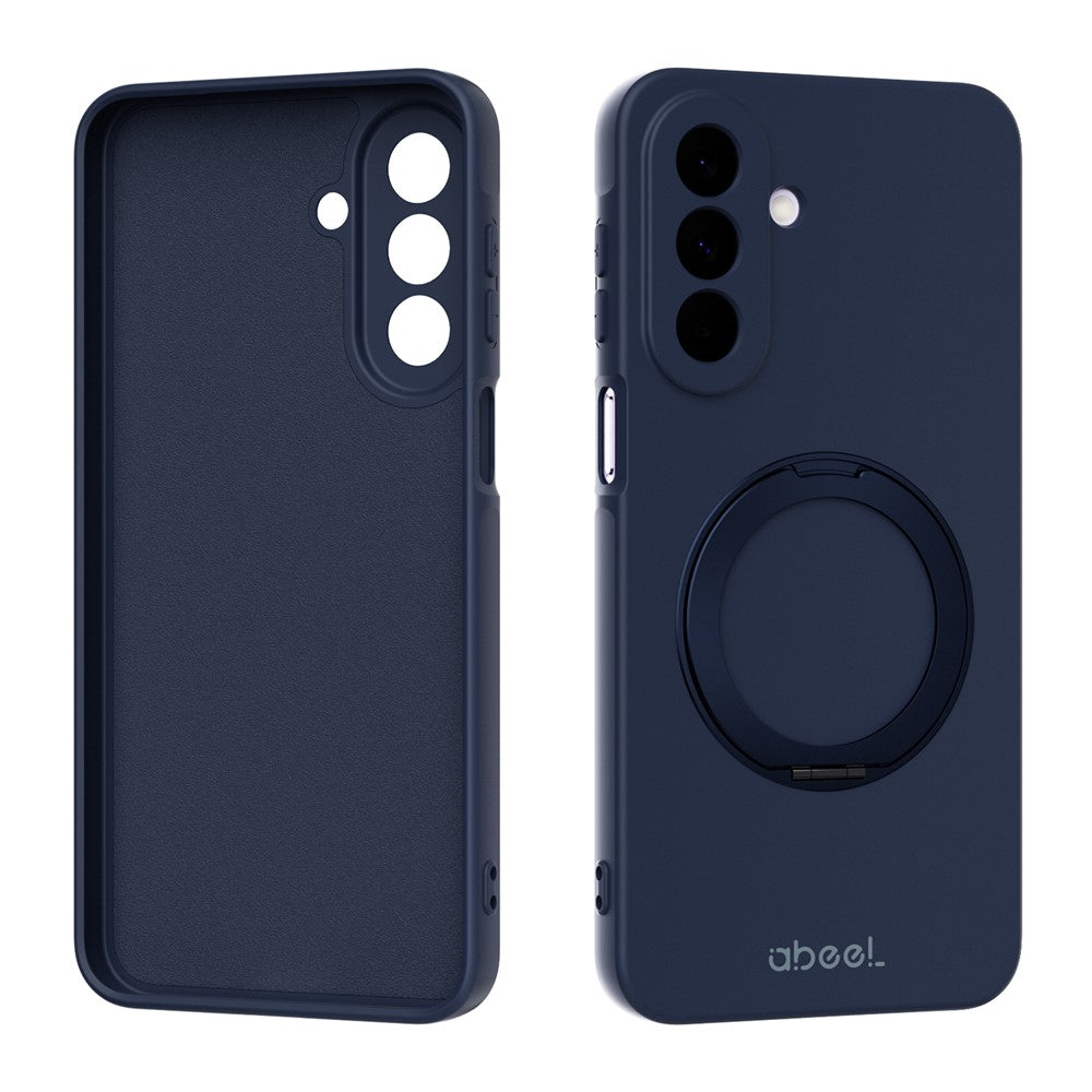 ABEEL For Samsung Galaxy A27 5G Magnetic Case Kickstand Skin Touch Liquid Silicone Phone Cover