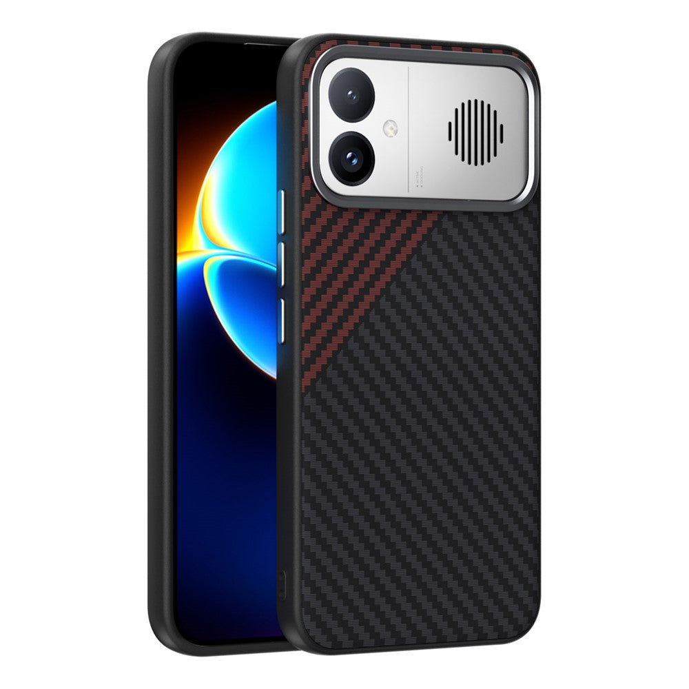 ABEEL For Xiaomi Redmi K90 Max 5G Magnetic Case Carbon Fiber Texture Phone Back Cover