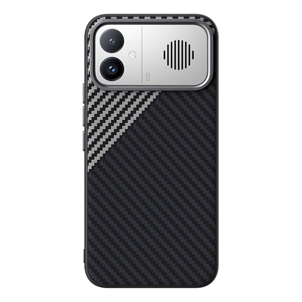 ABEEL For Xiaomi Redmi K90 Max 5G Magnetic Case Carbon Fiber Texture Phone Back Cover