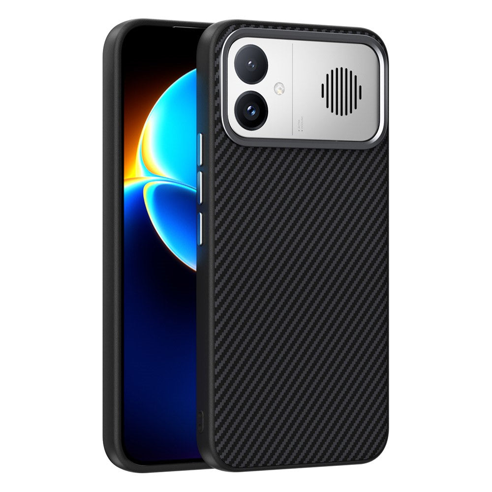 ABEEL För Xiaomi Redmi K90 Max 5G Magnetiskt Skal Slimt Kolfiberstruktur TPU PC PU mobil Baksida