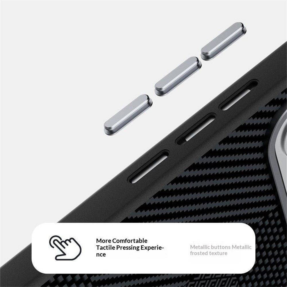 ABEEL För Xiaomi Redmi K90 Max 5G Magnetiskt Skal Slimt Kolfiberstruktur TPU PC PU mobil Baksida