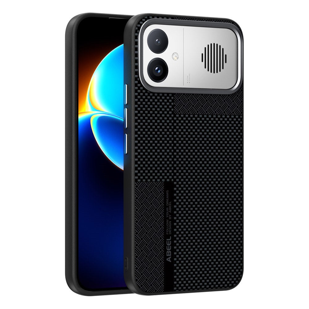 ABEEL För Xiaomi Redmi K90 Max 5G Magnetiskt Skal Ultratunt 6D Tryckt Stötsäkert TPU PC Aluminiumlegering Läder mobilskal