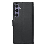 For Samsung Galaxy S24  /  S25 Case Embossed Totem Leather Flip Wallet Phone Cover with Wrist Strap