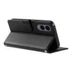Til Samsung Galaxy S25 Edge cover præget Totem læder flip pung telefoncover med håndledsrem