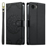 Til iPhone 17e / 16e etui Præget Totem Læder Flip Wallet Telefoncover med Håndrem