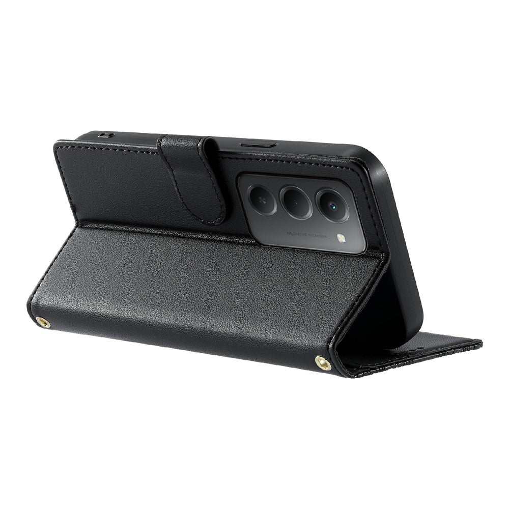 For Xiaomi Redmi 15 4G (EU) (171mm)  /  15 5G (EU) (171mm) Case Embossed Totem Leather Flip Wallet Phone Cover with Wrist Strap