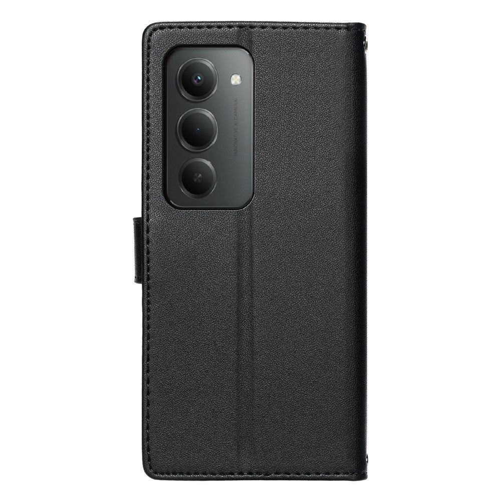 For Xiaomi Redmi 15 4G (EU) (171mm)  /  15 5G (EU) (171mm) Case Embossed Totem Leather Flip Wallet Phone Cover with Wrist Strap