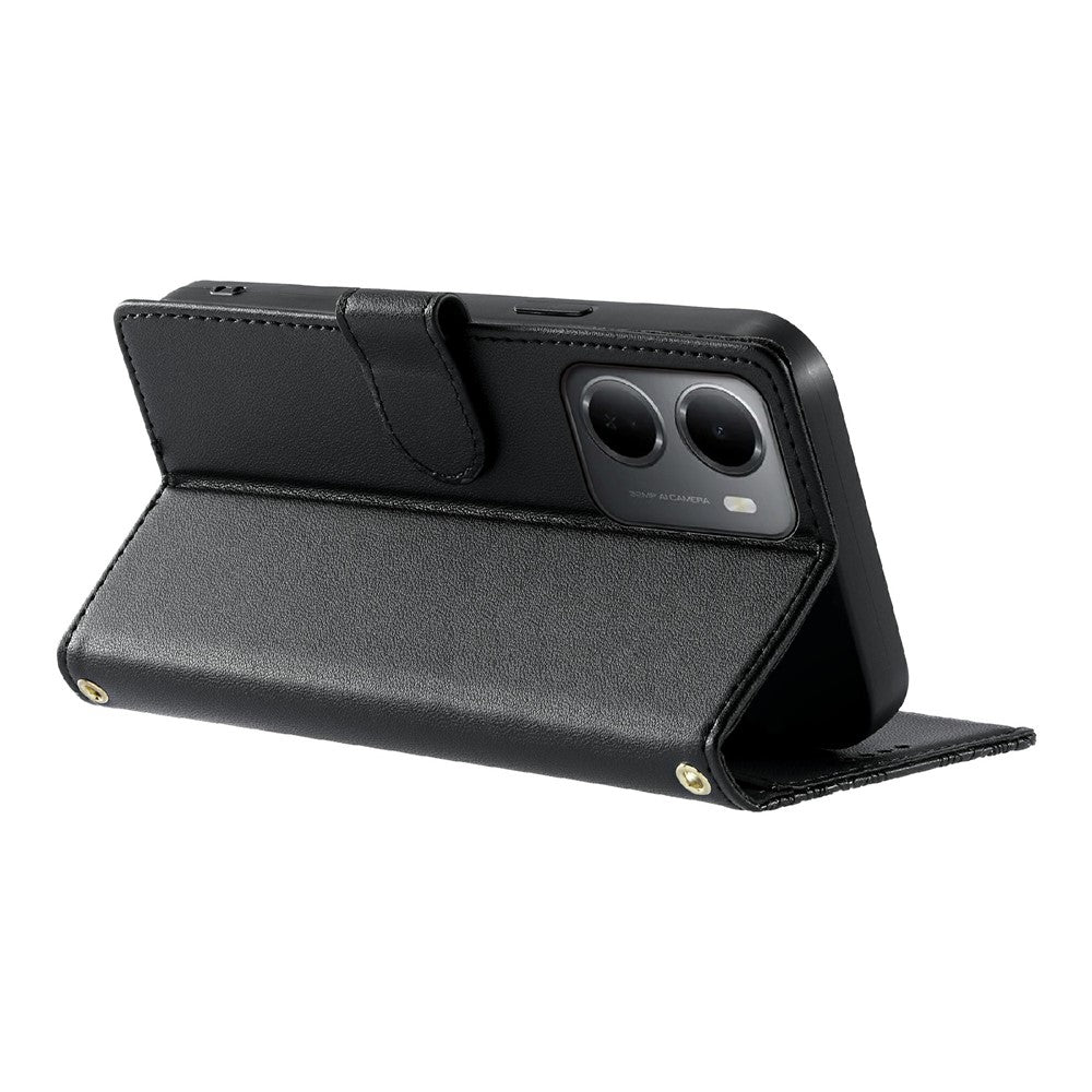 Xiaomi Redmi 15a 5G / R70 5G / R70m 5G-skal, präglat totemläder med flip-fodral och handledsrem.