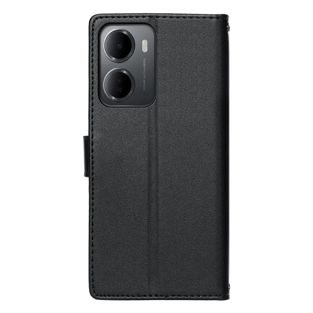 Xiaomi Redmi 15a 5G / R70 5G / R70m 5G-cover, præget totemlæder med flip-etui og håndledsrem