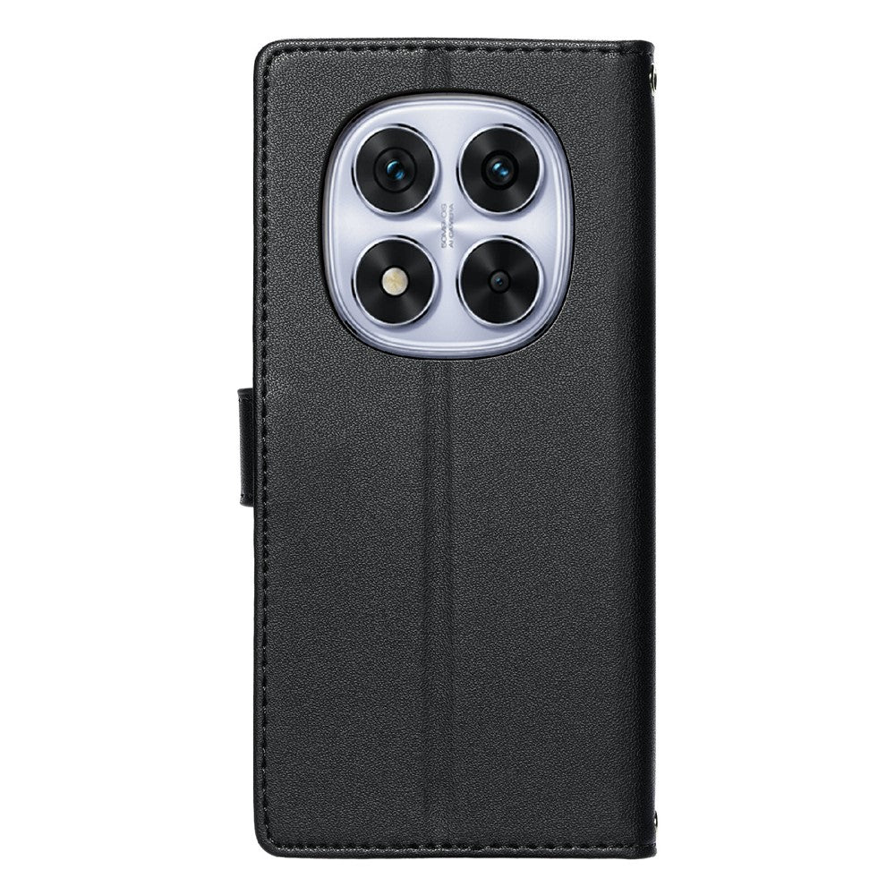 For Xiaomi Redmi Note 14 Pro 5G  /  Note 14 Pro+ 5G  /  Poco X7 5G Case Embossed Totem Leather Flip Wallet Phone Cover with Wrist Strap