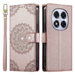 For Xiaomi Redmi Note 14 Pro 5G  /  Note 14 Pro+ 5G  /  Poco X7 5G Case Embossed Totem Leather Flip Wallet Phone Cover with Wrist Strap