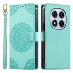 For Xiaomi Redmi Note 14 Pro 5G  /  Note 14 Pro+ 5G  /  Poco X7 5G Case Embossed Totem Leather Flip Wallet Phone Cover with Wrist Strap